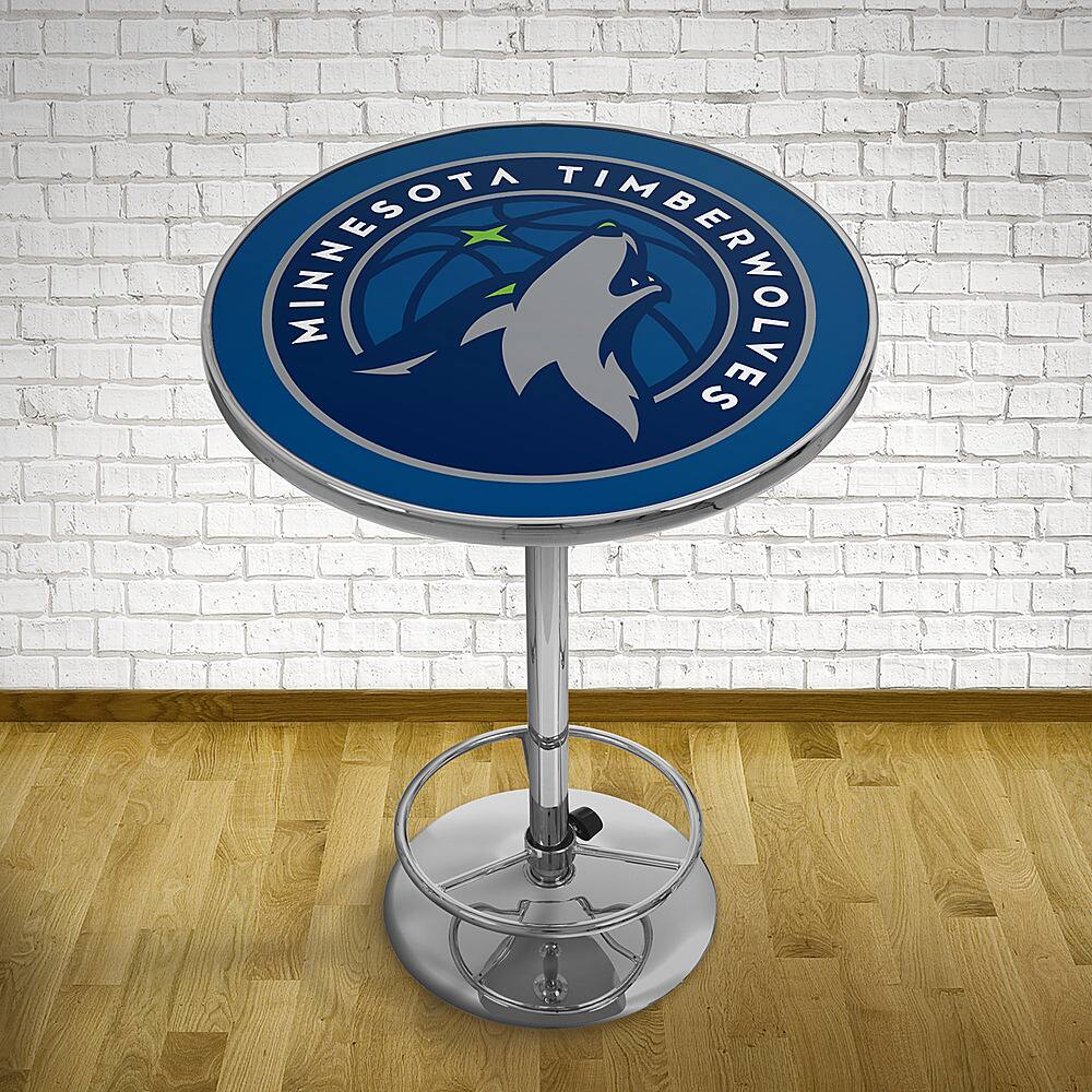 Best Buy Minnesota Timberwolves NBA Chrome Pub Table Aurora Green