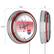 Alt View 13. NBA - Sacramento Kings NBA Hardwood Classics Chrome Double Ring Neon Clock - Red, Blue.