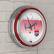 Alt View 15. NBA - Sacramento Kings NBA Hardwood Classics Chrome Double Ring Neon Clock - Red, Blue.
