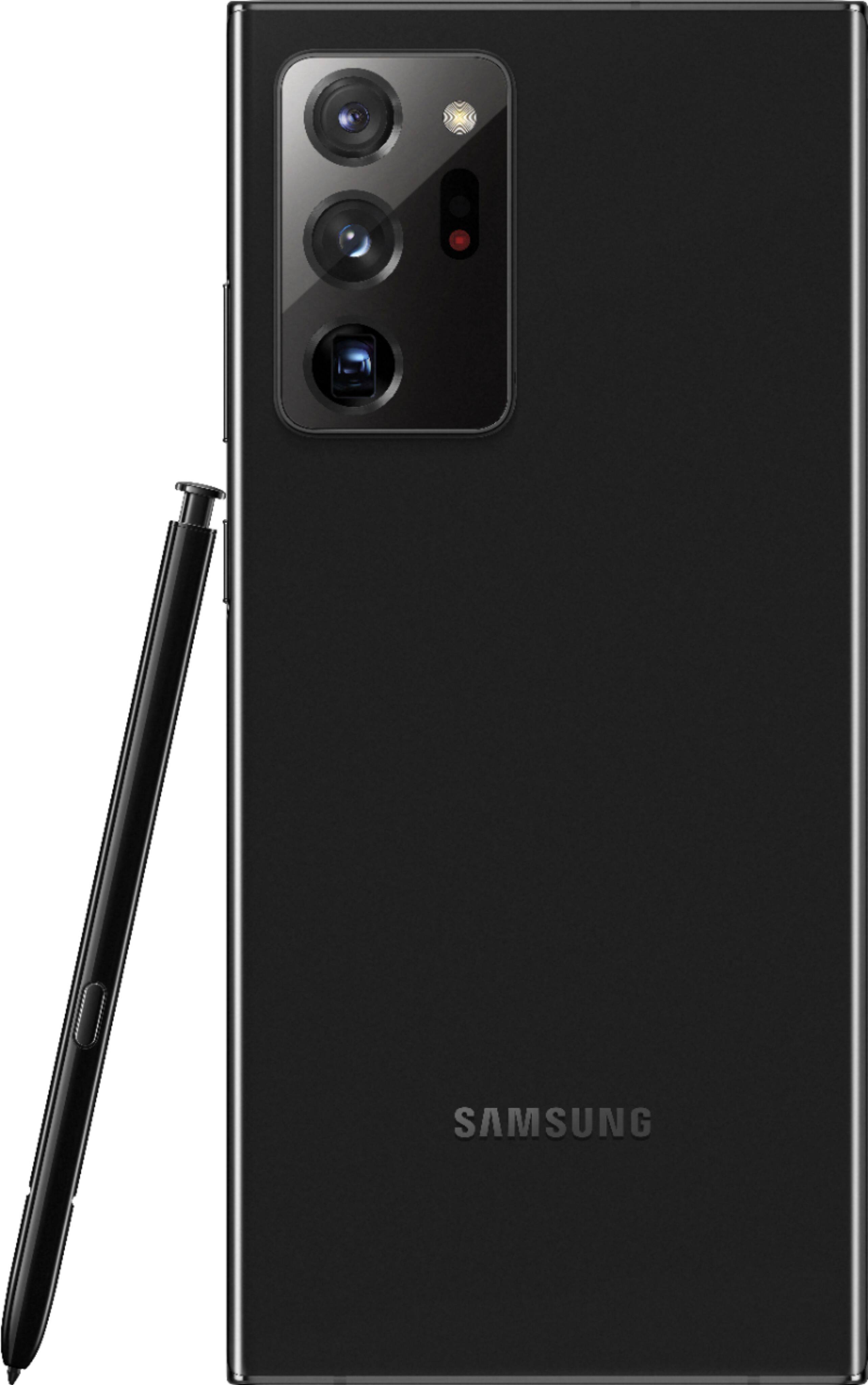 Back. Samsung - Geek Squad Certified Refurbished Galaxy Note20 Ultra 5G 512GB (Unlocked) - Mystic Black.