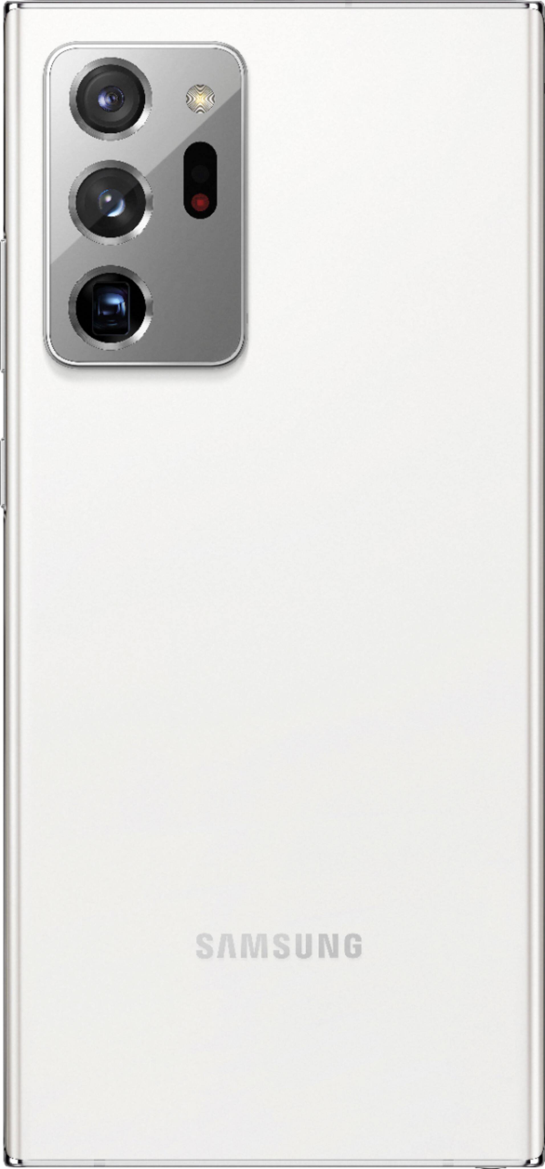 Alt View 19. Samsung - Geek Squad Certified Refurbished Galaxy Note20 Ultra 5G 128GB (Unlocked) - Mystic White.