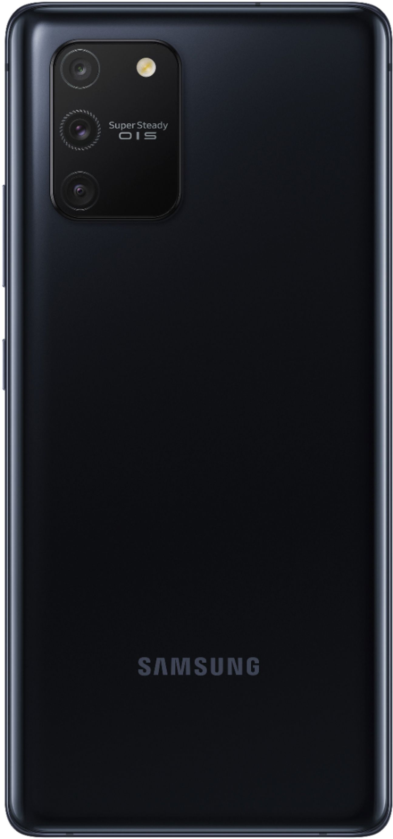 Back View: Samsung - Refurbished Galaxy S10 Lite with 128GB Memory Cell Phone (Unlocked) - Prism Black