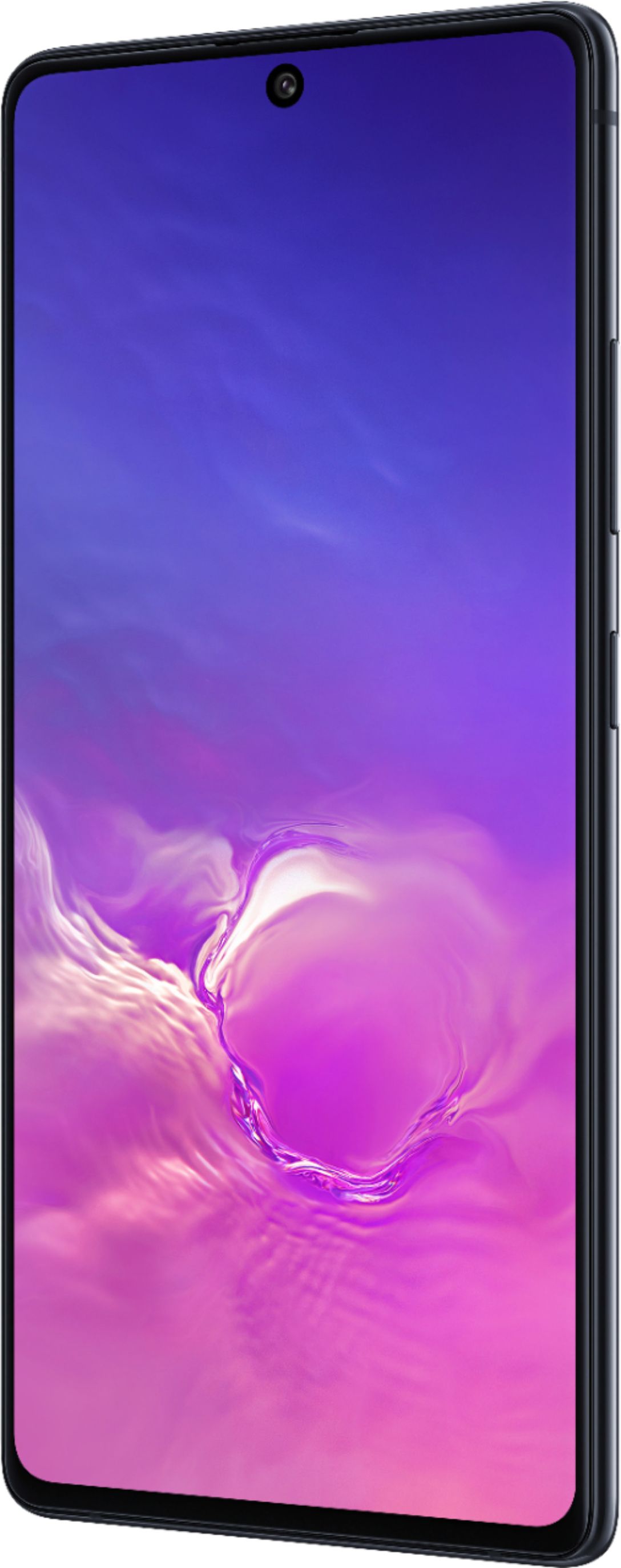 Left View: Samsung - Refurbished Galaxy S10 Lite with 128GB Memory Cell Phone (Unlocked) - Prism Black