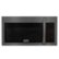 Angle. ZLINE - Over the Range Convection Microwave Oven with Modern Handle and Sensor Cooking - Black Stainless Steel.