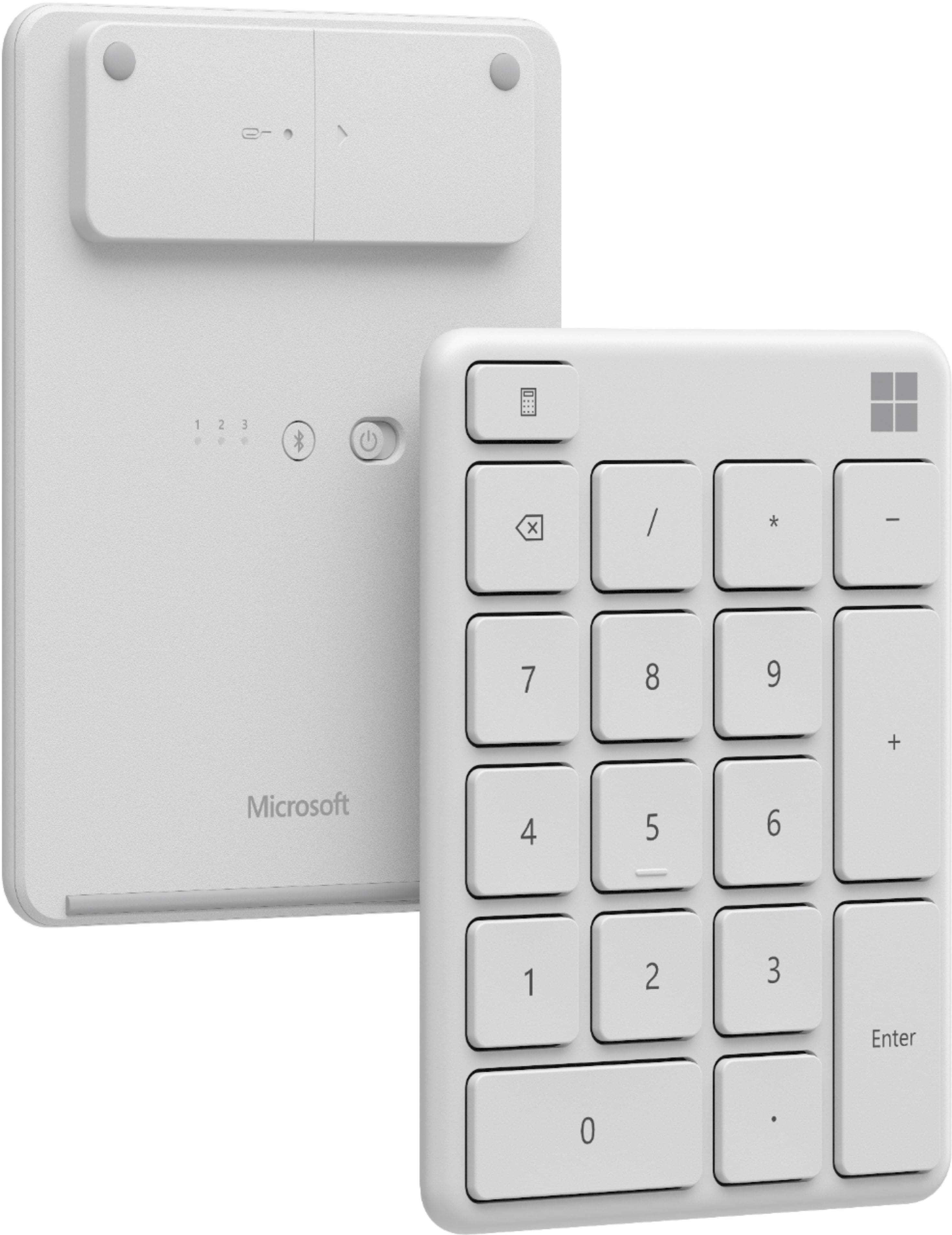 Alt View 12. Microsoft - Full-size Wireless Number Pad - Glacier.