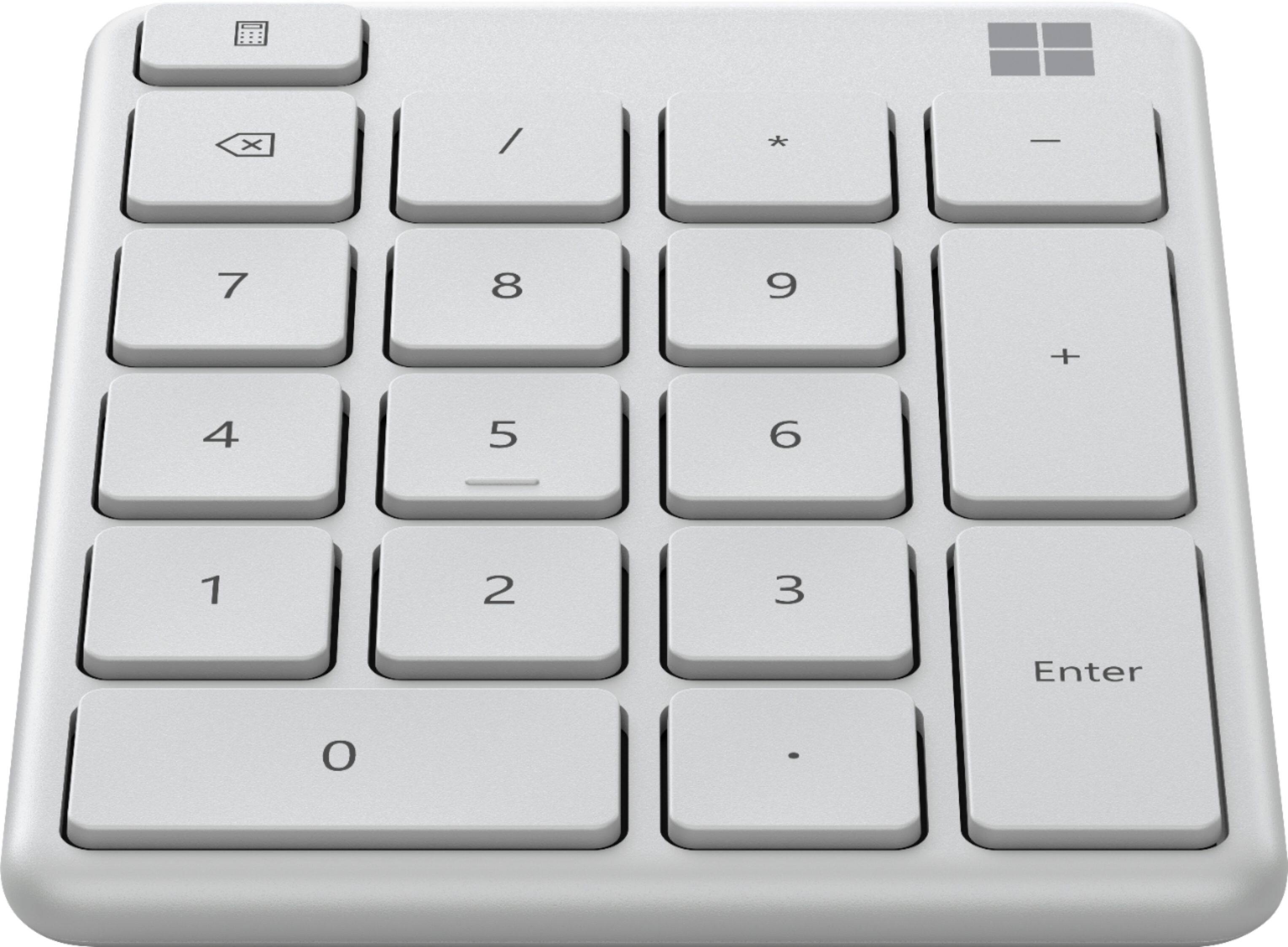 Alt View 14. Microsoft - Full-size Wireless Number Pad - Glacier.