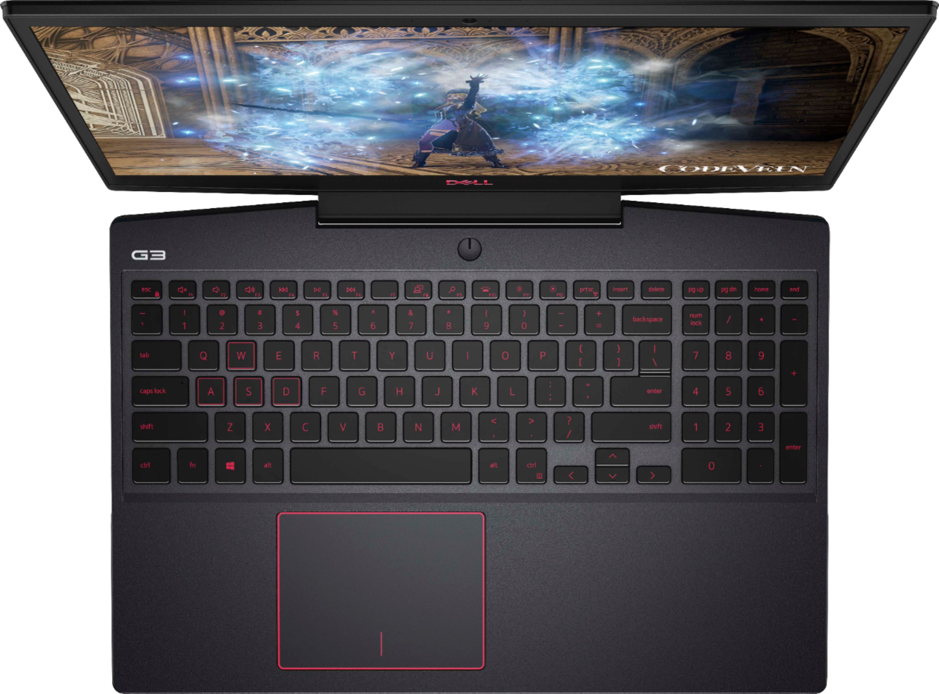 Best Buy: Dell G3 15.6" Gaming Laptop 120Hz -Intel Core i5- 8GB Memory  NVIDIA GeForce GTX 1650 Ti 512GB SSD red print keyboard Black i3500-5078BLK- PUS