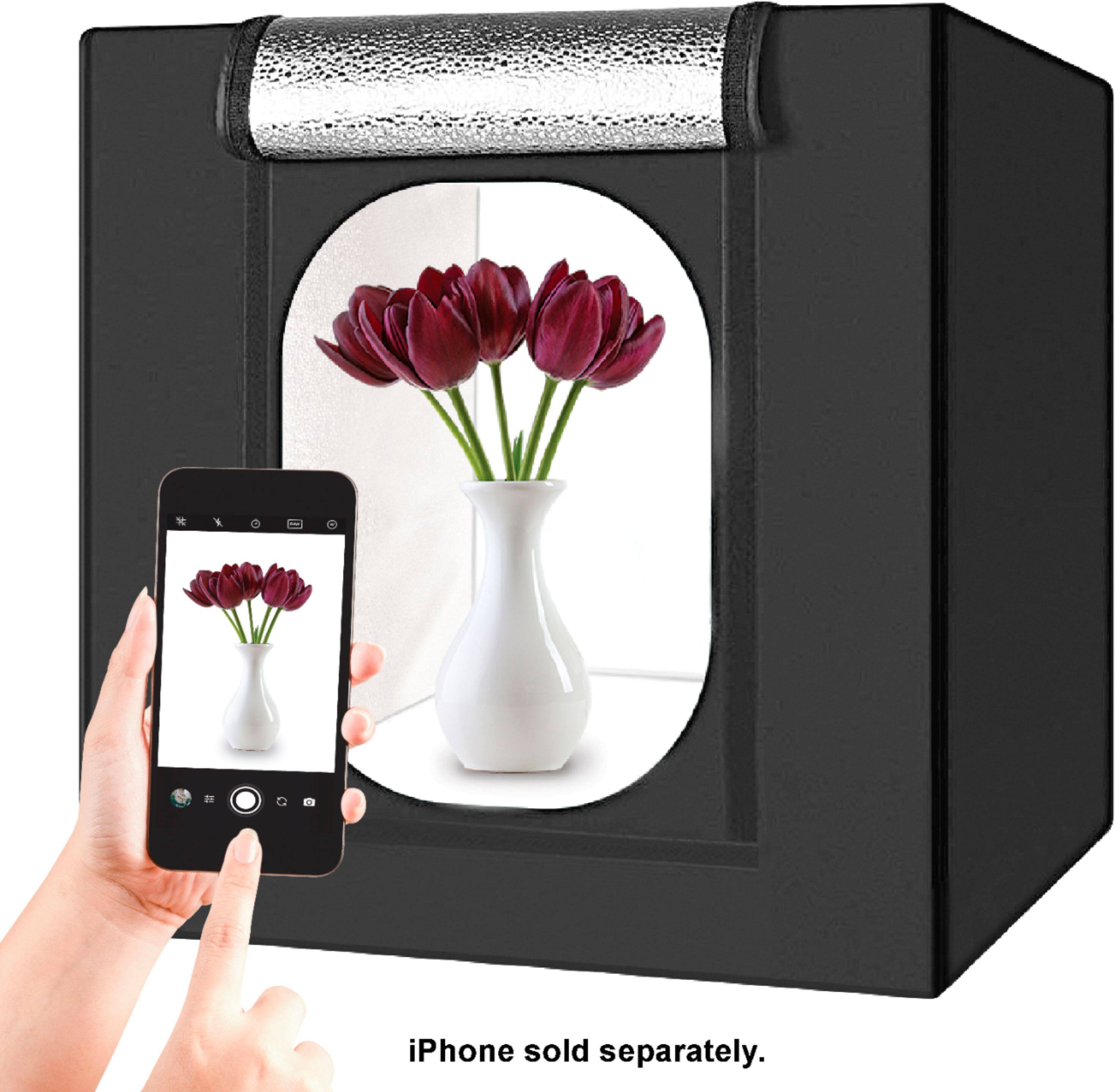 Alt View 12. Bower - 24" Studio Light Box - Black.