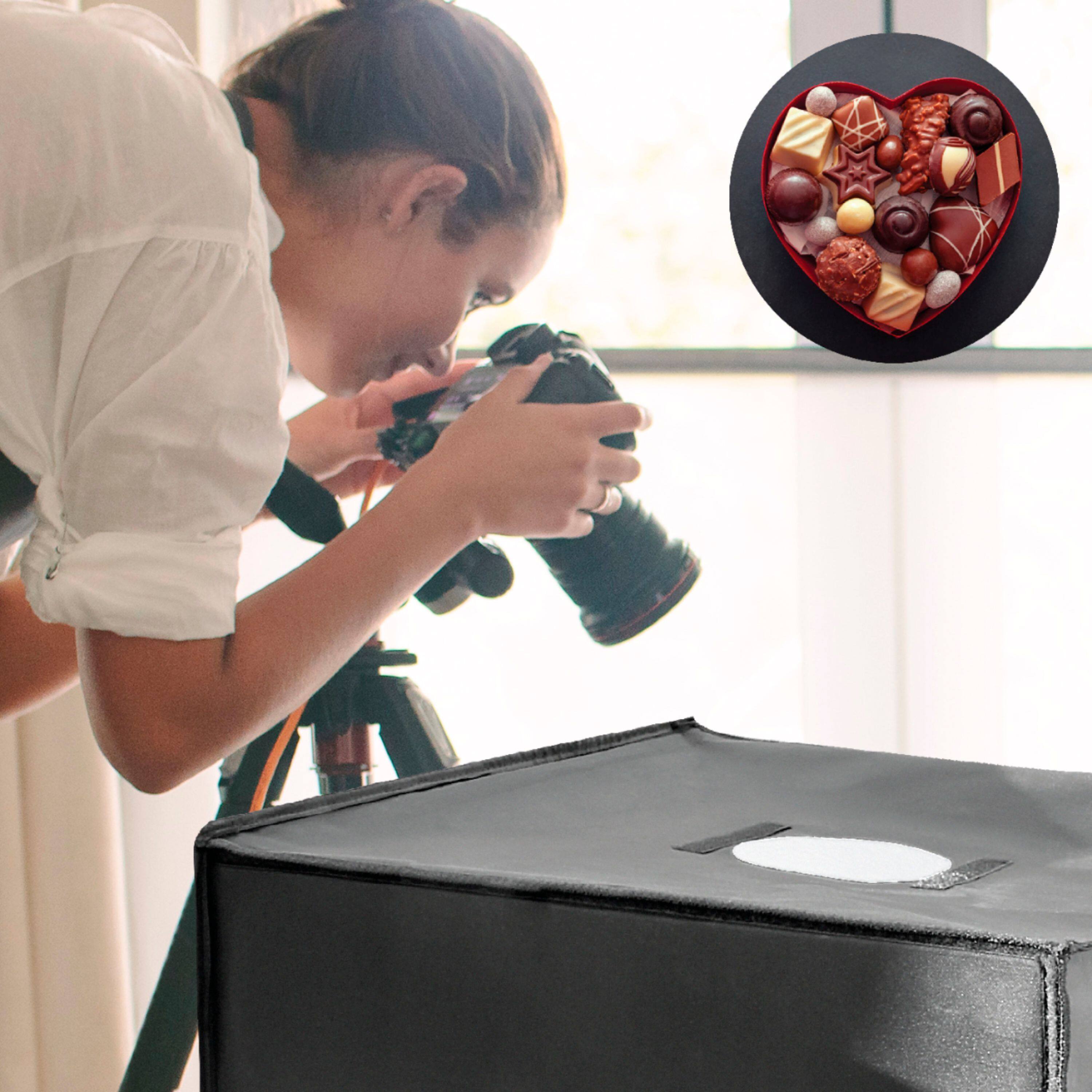 Alt View 14. Bower - 24" Studio Light Box - Black.