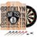 Alt View Zoom 11. Brooklyn Nets NBA City Dart Cabinet Set with Darts and Board - Black, White.