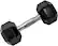 Alt View 12. Tru Grit - 20-lb Hex Elite Dumbbell Single - Black/Silver.
