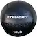 Front. Tru Grit - 10-lb Medicine Wallball - Black.