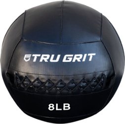 Tru Grit - 8-lb Medicine Wallball - Black - Front_Zoom