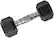 Alt View 12. Tru Grit - 12.5-lb Hex Elite Dumbbell Single - Black/Silver.