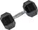 Alt View 12. Tru Grit - 35-lb Hex Elite Dumbbell Single - Black/Silver.