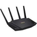 Angle. ASUS - AX3000 Dual Band WiFi 6 (802.11ax) Router - Black.