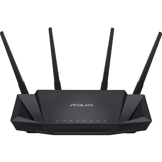 ASUS AX3000 Dual Band WiFi 6 (802.11ax) Router Black RTAX3000 - Best Buy