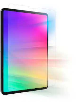 Front. ZAGG - InvisibleShield Glass Elite VisionGuard+ Blue Light Filtering Screen Protector for Apple iPad Air 10.9" & iPad Pro 11" - Clear.