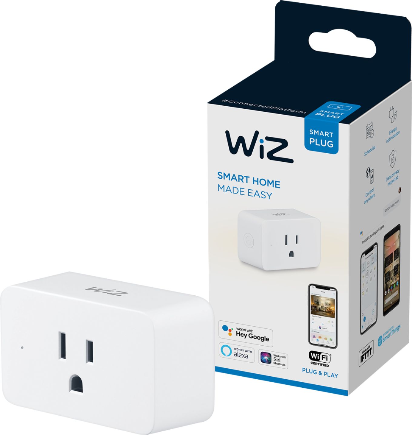 WiZ Smart Plug White 603464 - Best Buy