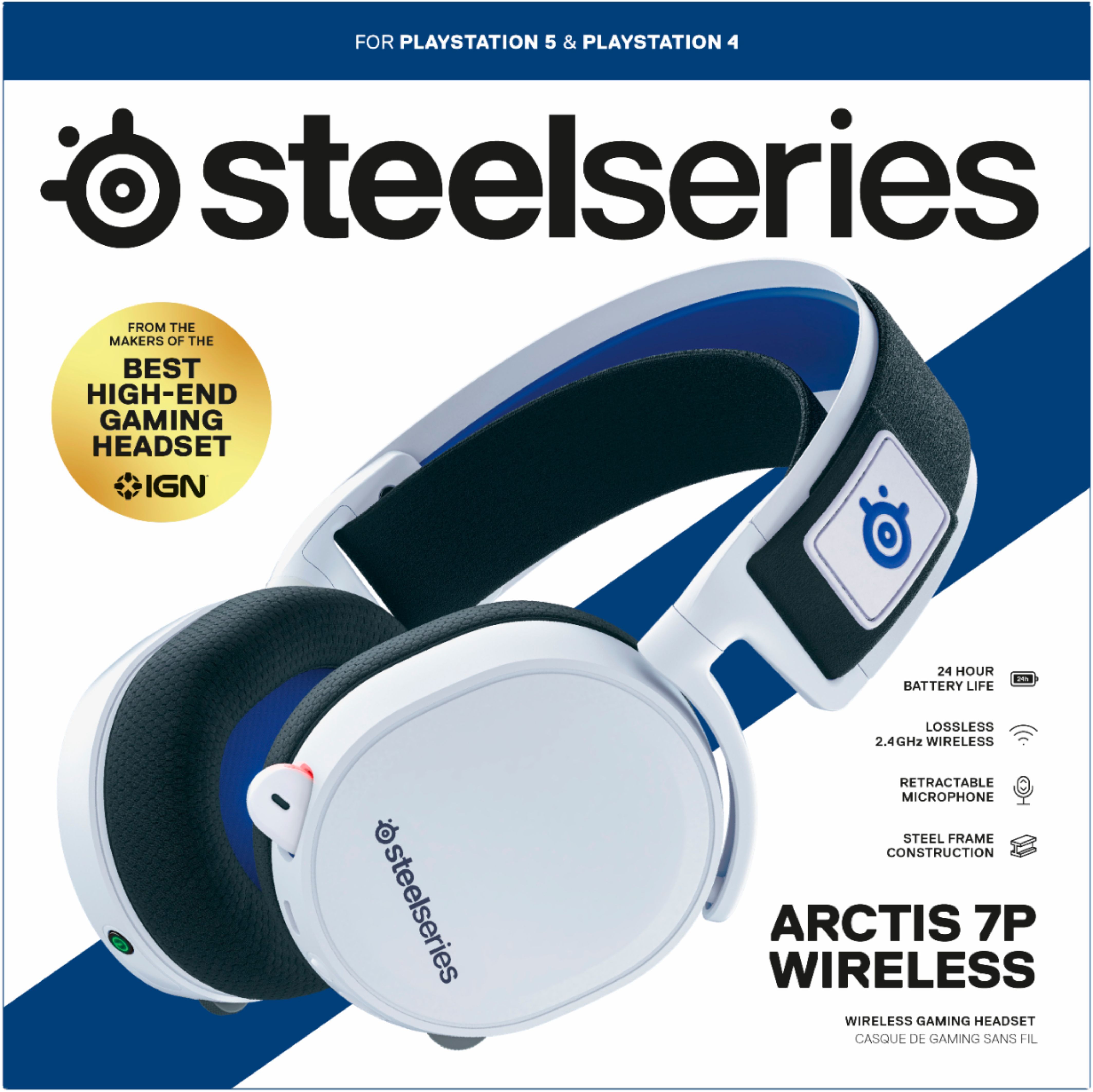 Best Buy: SteelSeries Arctis 7P Wireless – Lossless 2.4 GHz 