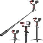Sunpak - Vlogging Kit with Cardioid Microphone and LED Video Light for Smartphones - Black