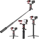 Angle Zoom. Sunpak - Vlogging Kit with Cardioid Microphone and LED Video Light for Smartphones.