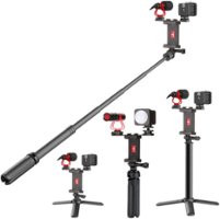 Sunpak - Vlogging Kit with Cardioid Microphone and LED Video Light for Smartphones - Angle_Zoom