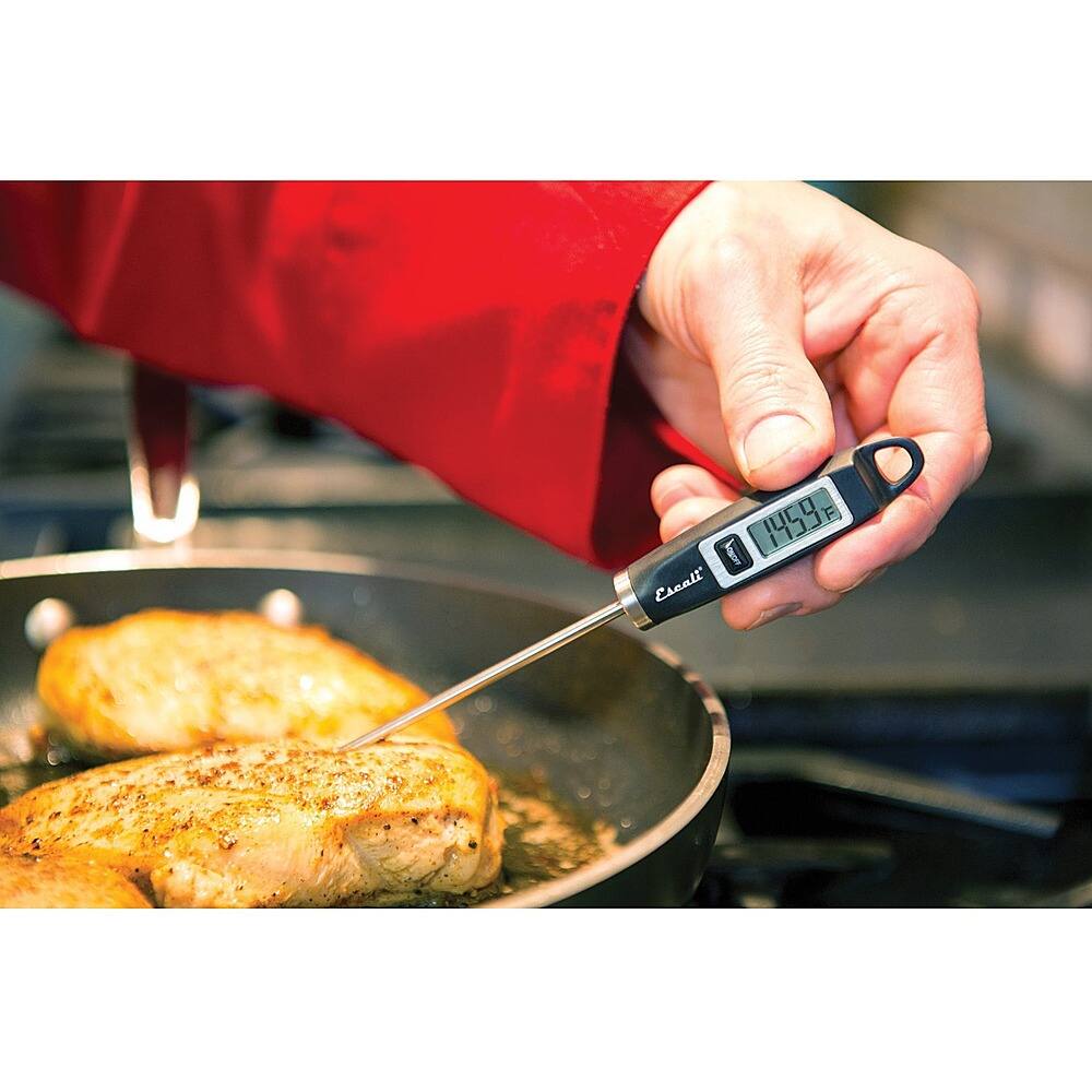 Alt View 22. Escali - Gourmet Digital Thermometer - Silver, Black.