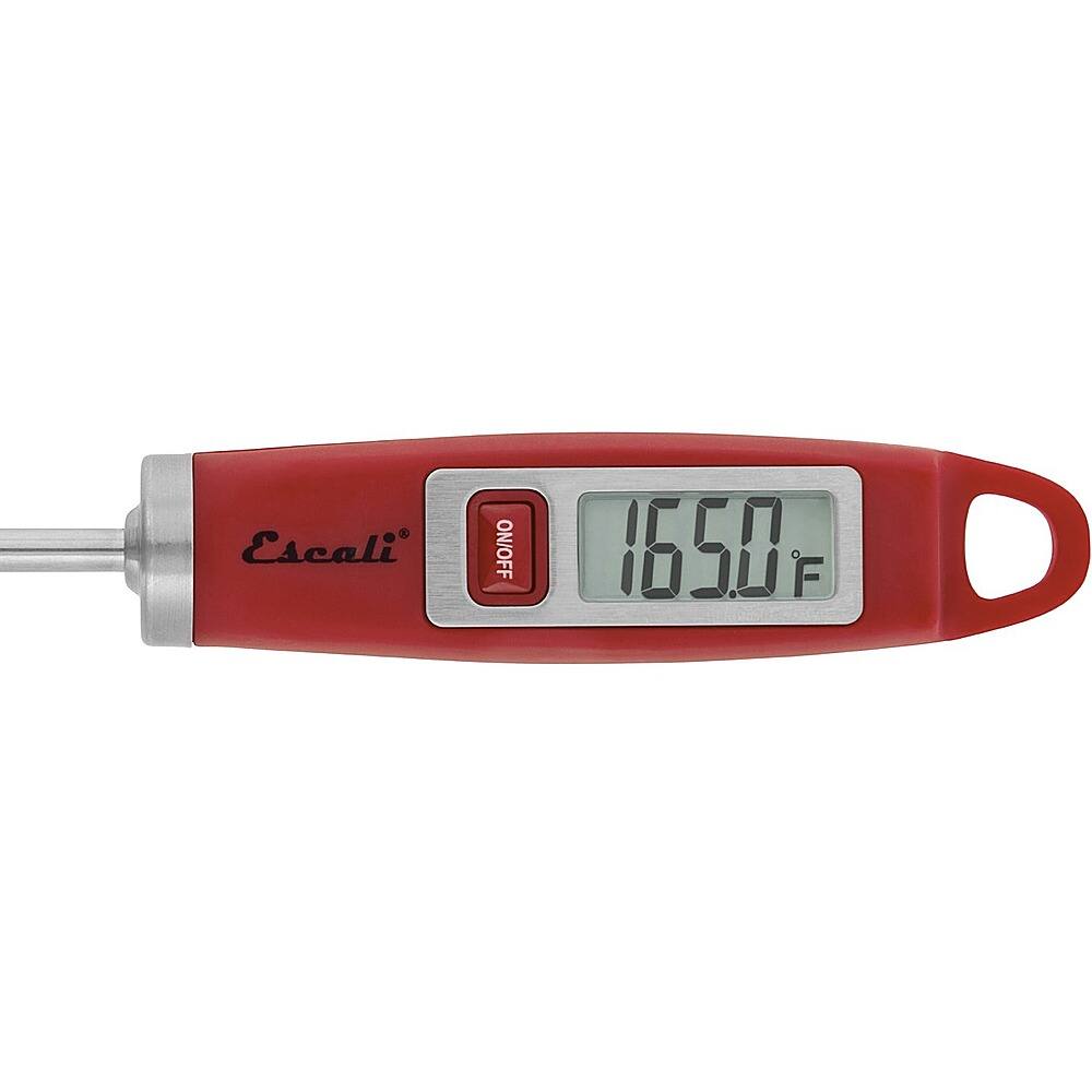 Alt View 18. Escali - Gourmet Digital Thermometer - Red.