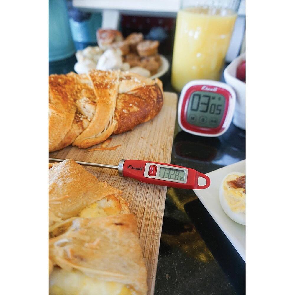 Alt View 24. Escali - Gourmet Digital Thermometer - Red.