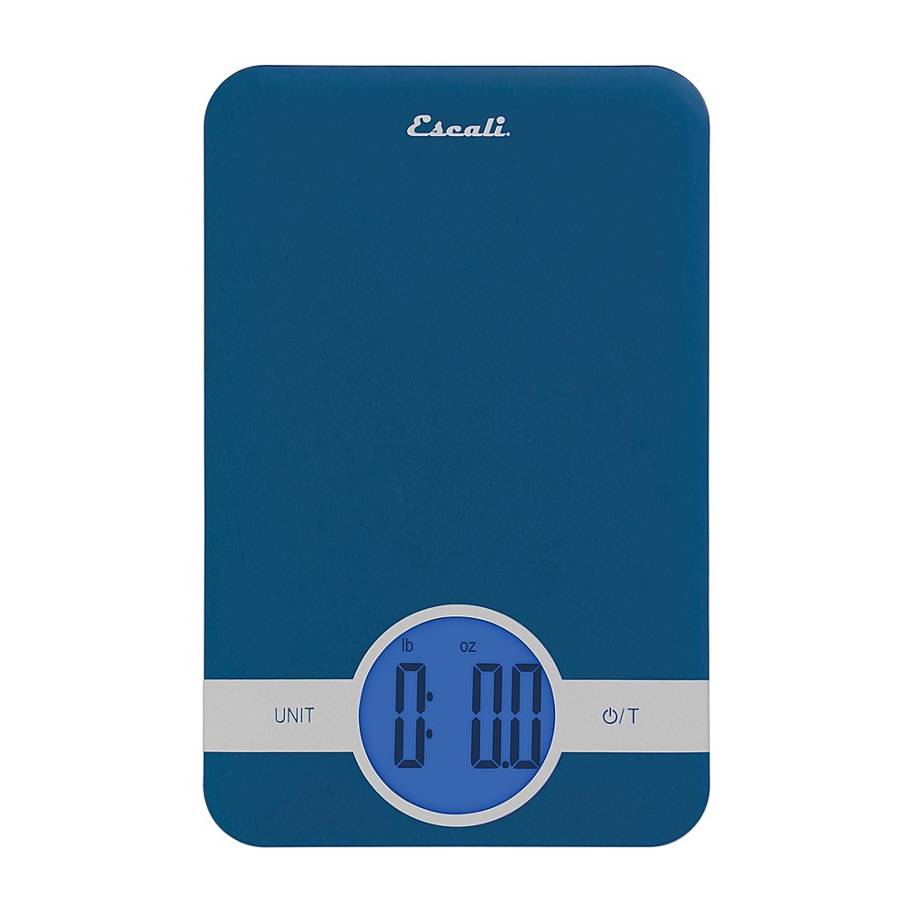 Angle View: Escali - C115U Ciro Digital Kitchen Scale - Blue
