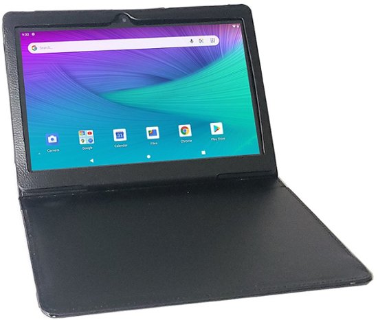Azpen – 10” Touch Screen Tablet – Android Q 10 – 2GB – with Case – Black