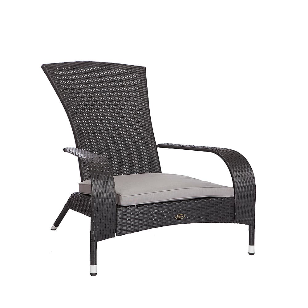 Alt View 11. Patio Sense - Coconino Wicker Black Chair - Brown.