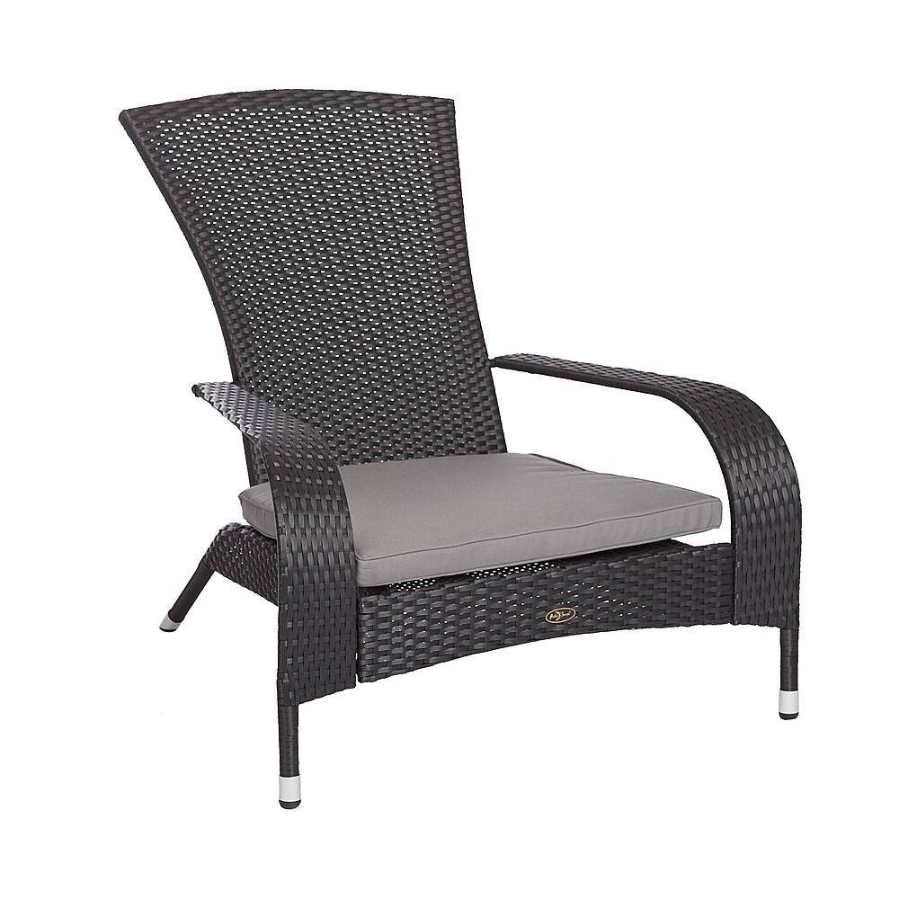 Alt View 12. Patio Sense - Coconino Wicker Black Chair - Brown.