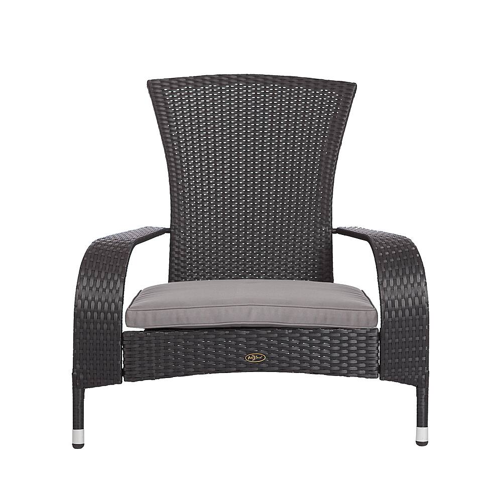 Alt View 15. Patio Sense - Coconino Wicker Black Chair - Brown.