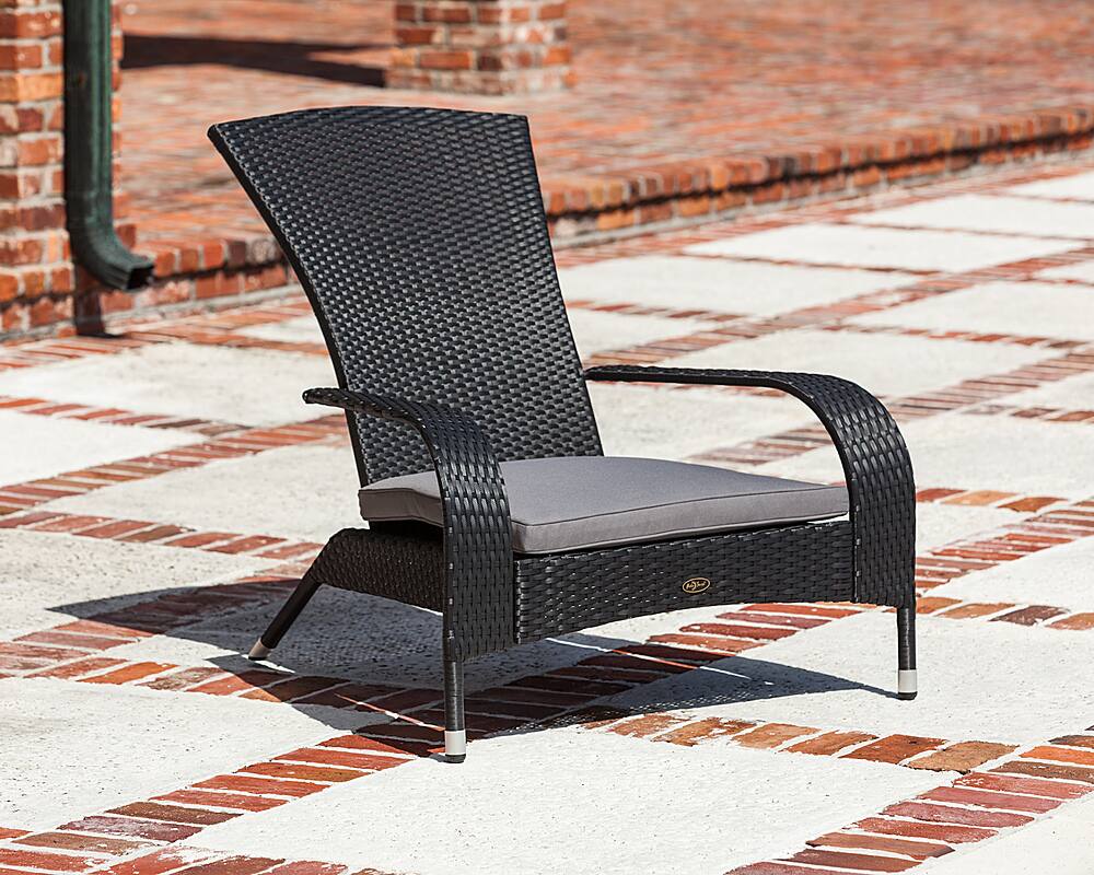 Alt View 16. Patio Sense - Coconino Wicker Black Chair - Brown.