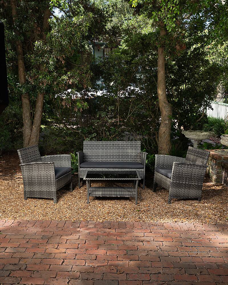 Alt View 29. Patio Sense - Jareth Wicker Patio Set.