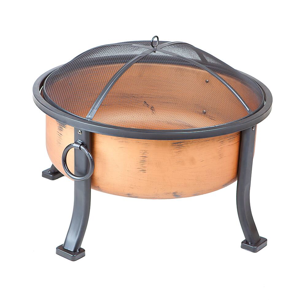 Alt View 11. Fire Sense - Lumina Wood Burning Fire Pit - Copper.