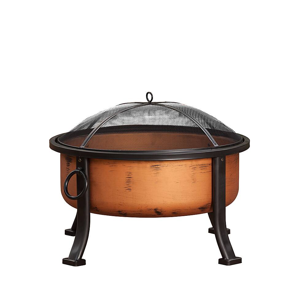 Alt View 17. Fire Sense - Lumina Wood Burning Fire Pit - Copper.
