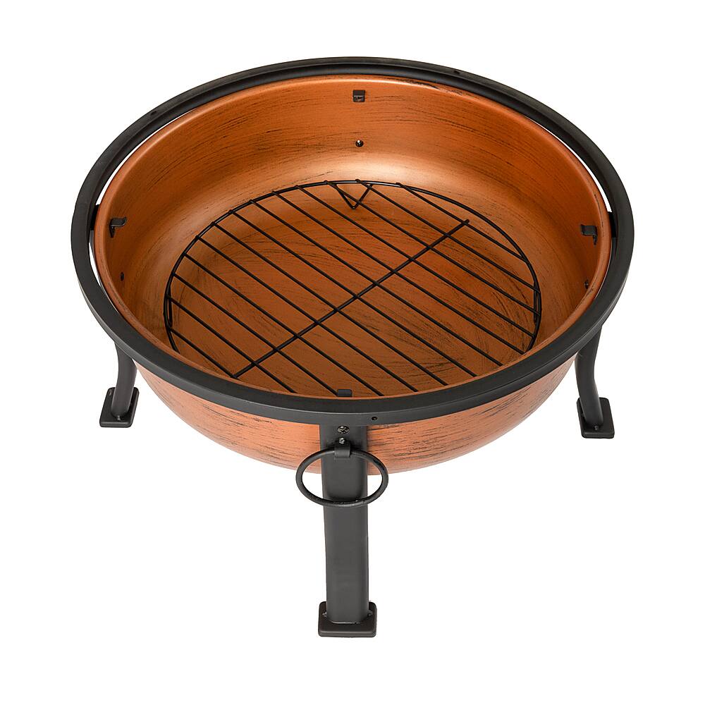 Alt View 20. Fire Sense - Lumina Wood Burning Fire Pit - Copper.