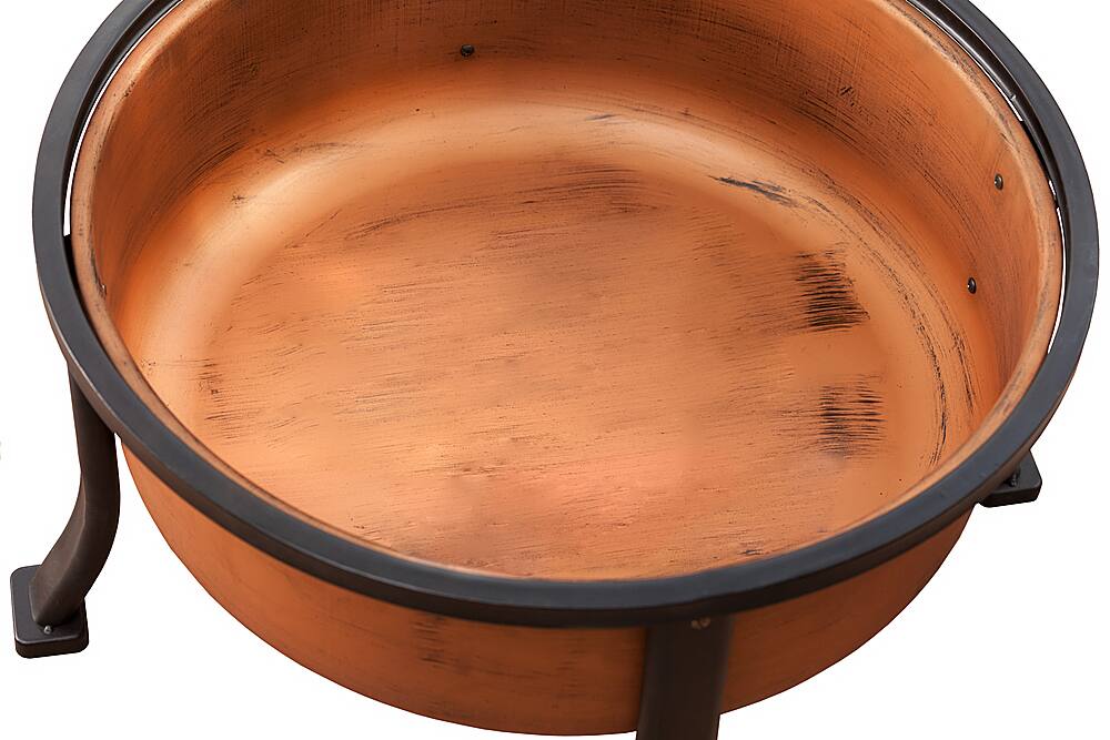 Alt View 22. Fire Sense - Lumina Wood Burning Fire Pit - Copper.