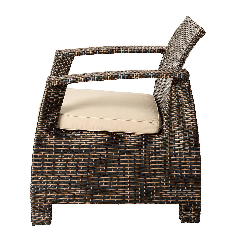 Alt View 13. Patio Sense - Bondi Deluxe Wicker Mocha Armchair.