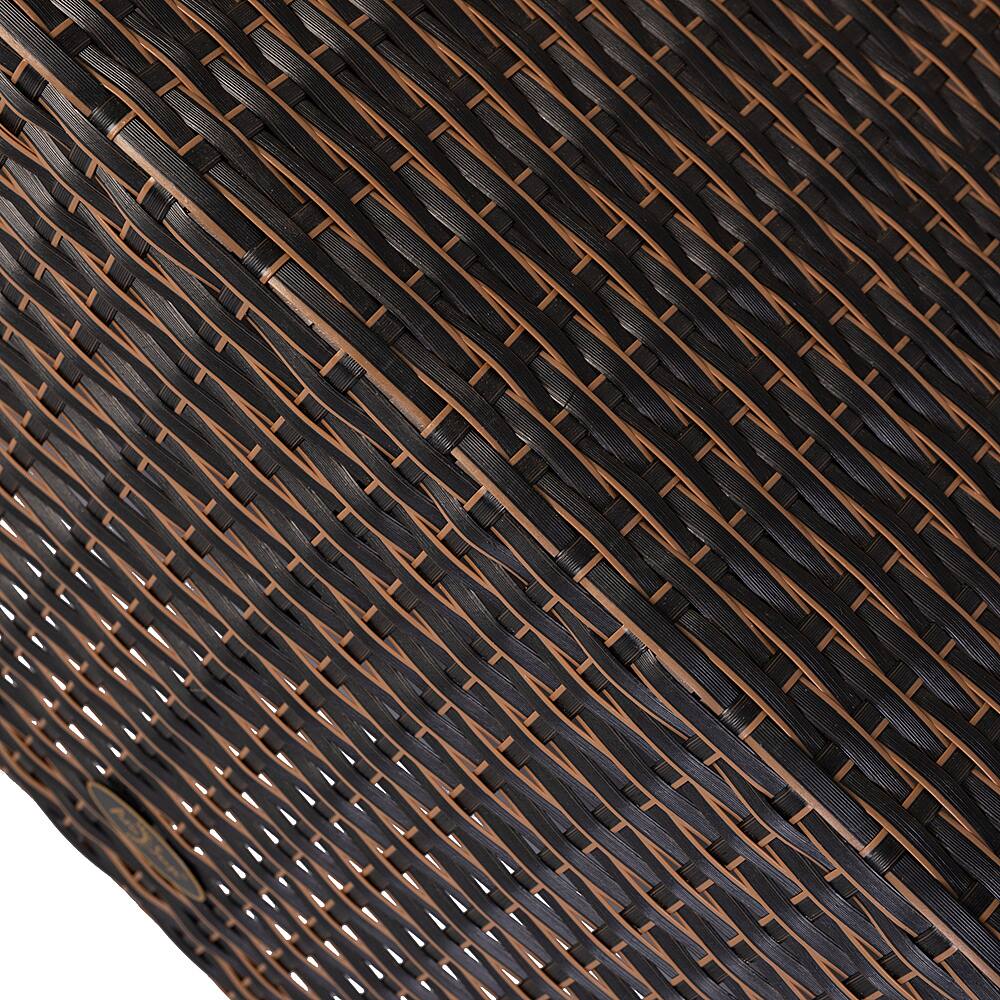 Alt View 14. Patio Sense - Bondi Deluxe Wicker Mocha Armchair.
