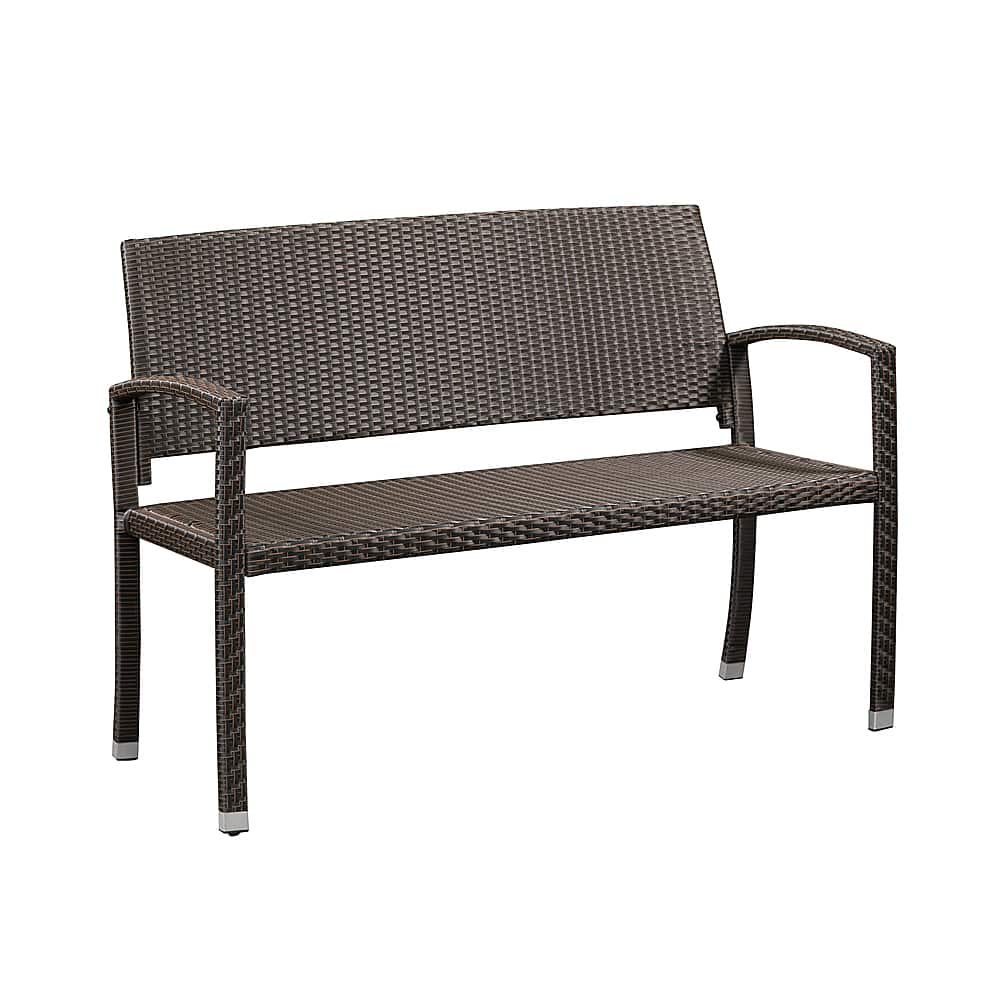 Patio Sense - Miles Wicker Patio Bench - Mocha - Alt_View_Zoom_11