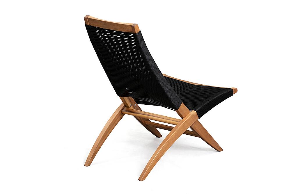 Alt View 15. Patio Sense - Lisa Modern Lounge Chair - Black.