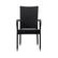 Alt View 12. Patio Sense - Morgan Outdoor Wicker Chairs (Set of 4) - Black.