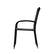 Alt View 14. Patio Sense - Morgan Outdoor Wicker Chairs (Set of 4) - Black.