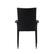 Alt View 15. Patio Sense - Morgan Outdoor Wicker Chairs (Set of 4) - Black.