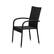 Alt View 16. Patio Sense - Morgan Outdoor Wicker Chairs (Set of 4) - Black.