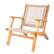 Alt View 11. Patio Sense - Vega Natural Stain Chair - Tan.